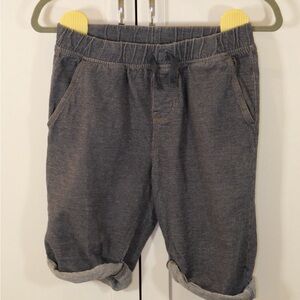 Tea Collection boys comfy shorts in charcoal/navy. Size 14